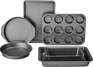 6 Piece Nonstick, Carbon Steel Oven Bakeware Baking Set
