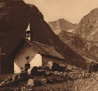 Chapelle d'Ailefroide "hier"