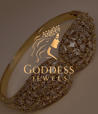 a gold bracelet with a gold bracelet and a gold bracelet