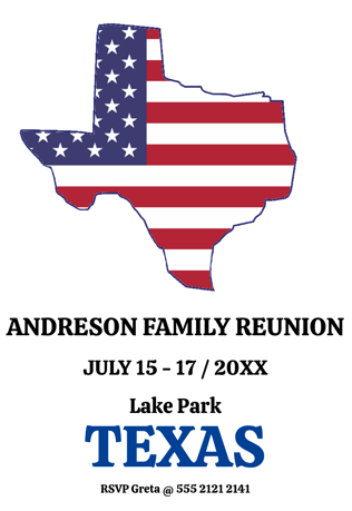 a poster for the anderson family reunion