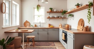 bohemian kitchen