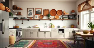 bohemian kitchen