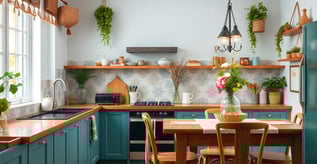bohemian kitchen