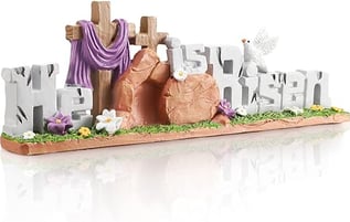 faith message Easter decor
