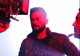 ONE FOR LOVE, Ad Film, Fashion, Camera, Lights, Action,  WROGN FASHION TVC SHOOT, with VIRAT KOHLI