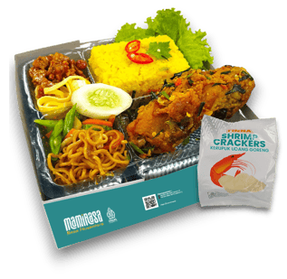 Nasi Kuning Cabe Garam Mamirasa