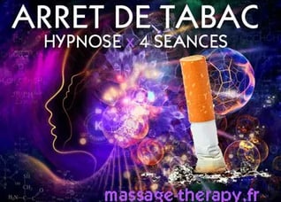 Mégot de cigarette plusieurs pofils de visages cerveau en ébulition arrêt tabac hypnose 4 séances