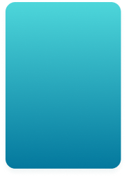 a blue square with a white background