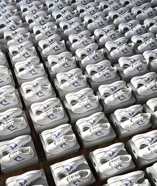 bulk custom bespoke wedding shoes , bespoke wedding sneakers , event for brand , branded events ,