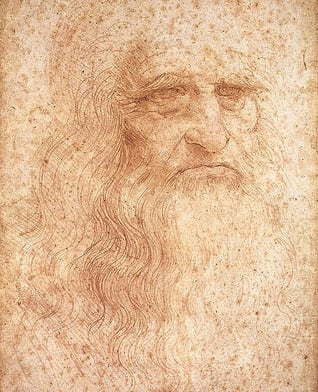 Leonardo Da Vinci self portrait