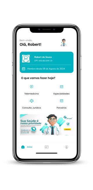 aplicativo spass benefícios tela telemedicina e assistencias