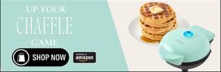 light blue Chaffle Iron