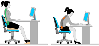How to fix your desk posture. 