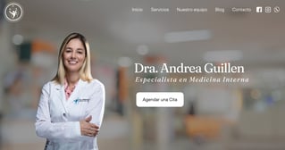 diseño página web médicas, diseño páginas web clínicas oftalmológicas