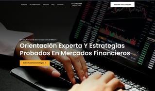 diseño de páginas web para traders, páginas web para pequeños negocios