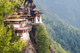 a mountaintop with a long cliff and a long path