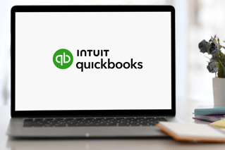 Laptop with Quickbooks Online