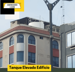 Tanque elevado en edificio