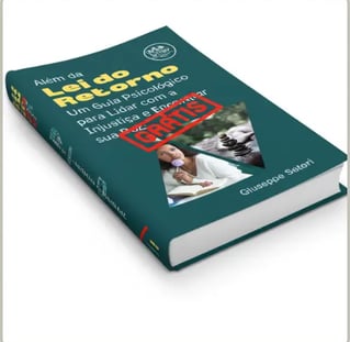 Imaagem em 3d do livro físico grátis "Lei do Retorno"