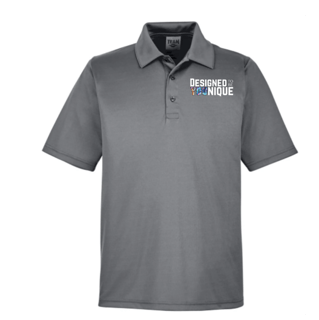 men's polo shirt with logo on chest