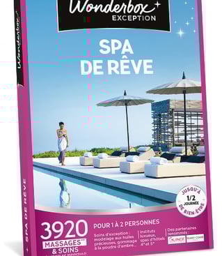 Wonderbox - Coffret cadeau - SPA DE RÊVE - 3920 massages et soins en instituts de luxe et spas