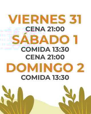 Cartel informativo comidas calientes para afectados de la DANA valencia