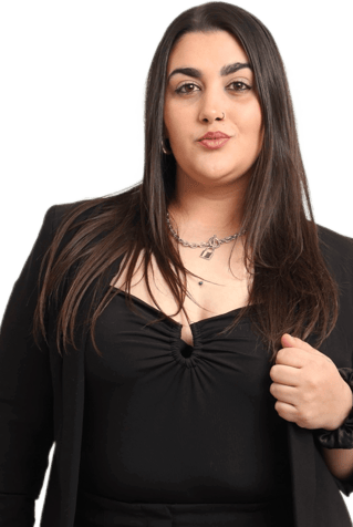 Mujer emprendedora que es asesora capilar y facial