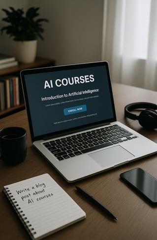 A clear overview of all the best AI courses