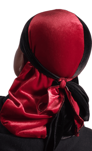 Black and burgandy and red Crown Tajis Crown Taji