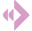 An arrow, pointing from Logo design to Brand design icons