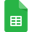 google sheets logo