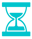 Icon of hourglass