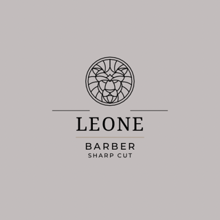 LEONE Barber sharp cut logo