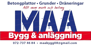 MAA Bygg & Anläggning logo