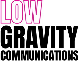 Rachel Williams • Low Gravity Communications logo
