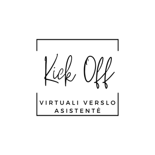 Kick off / virtuali verslo asistente logo