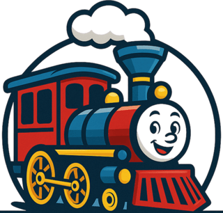 Trackless Train Depot logo