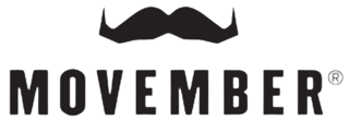 Movember logo, men's health awareness, prostate cancer, mental health, and fundraising