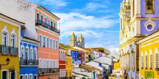 Arquitetura histórica de Pelourinho - Salvador, BA
