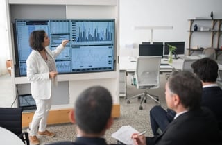 Business training session with market entry strategy presentation – Zyncopra services