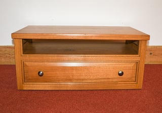 TV Bench in Solid Oak and Rubio Monocoat Pure