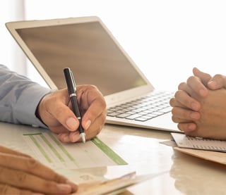 International investor reviewing safe investment options in Dubai
