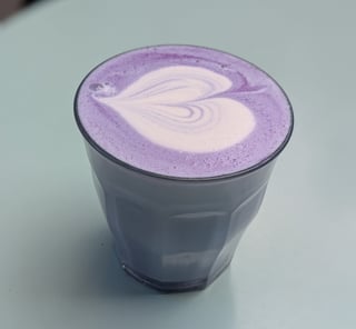 Ube Latte patate douce violette Jaco Coffee