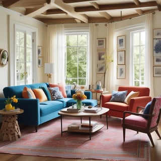 Bright living room with modern inventory