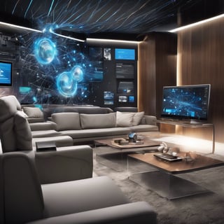 Bright living room with modern inventory