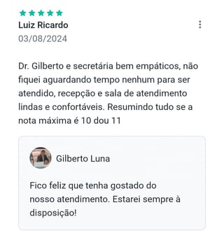 DR GILBERTO LUNA NEUROPSIQUIATRA