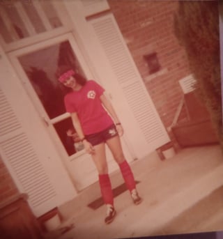 Me at 13. Loving fall soccer!