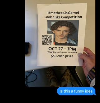 timothee chalamet look alike competition
