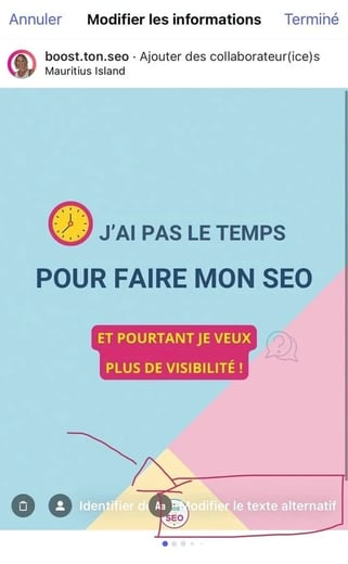 seo instagram balise alt