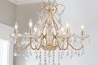 vintage crystal chandelier
